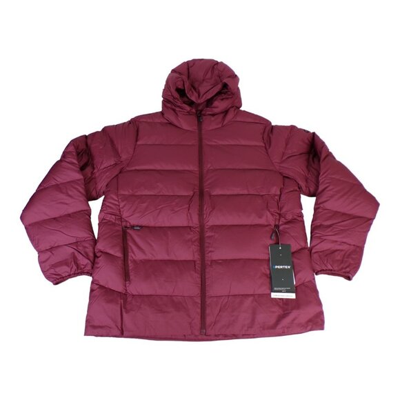 NWT Outdoor Research Coldfront 700+ Down Jacket Hoodie Wine Size XL #1061 - Picture 3 of 16